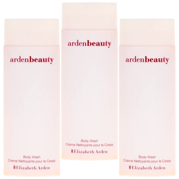 Arden Beauty Por Elizabeth para Mujer Combo Pack : Gel de Baño 603ml (3x6.237ml)