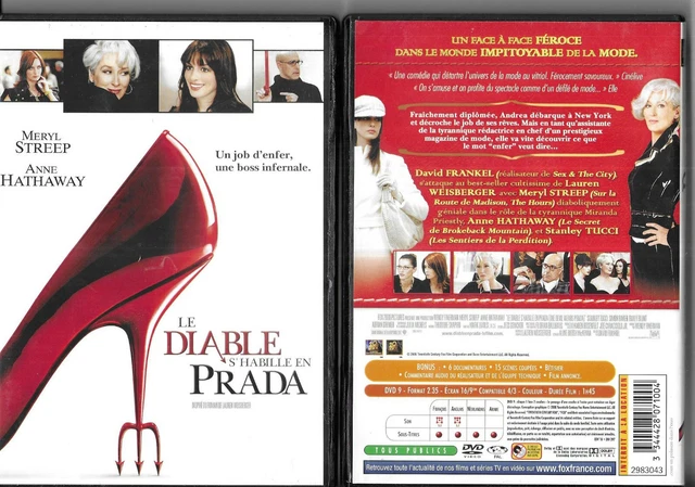 DVD - LE DIABLE S' HABILLE EN PRADA avec ANNE HATHAWAY / COMME NEUF