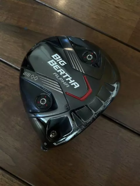 Callaway Big Bertha Alpha 816 DBD 9.0° Driver Head Only Black Good