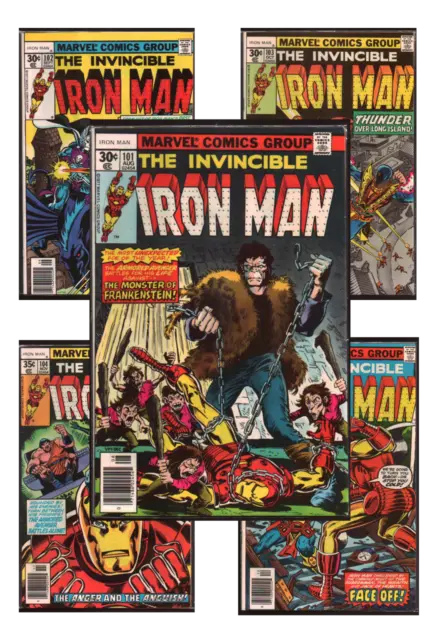 Invincible Iron Man #101-240 VF/NM 9.0+ 1977-1989 Marvel Comics Back Issues