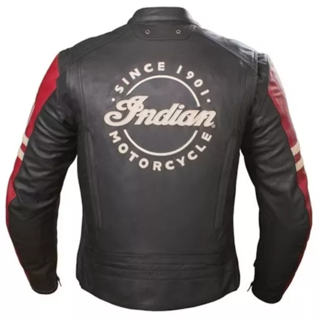 Indian Motorcycle Leather Jacket, Indian Mens Jacket, Motorcycle Jacket