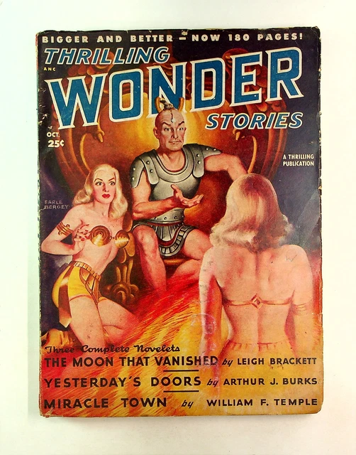 Thrilling Wonder Stories Pulp Oct 1948 Vol. 33 #1 VG