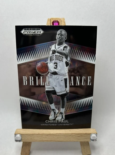 CHRIS PAUL 2022 Panini Prizm Draft Picks Brilliance #BR-CP Wake Forest