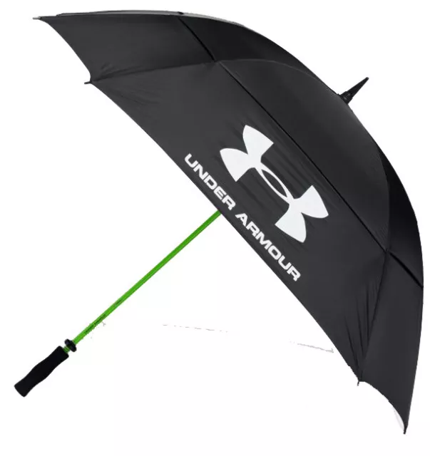 Under Armour Double Canopy Golf Umbrella 68" Umbrellas Rain Black
