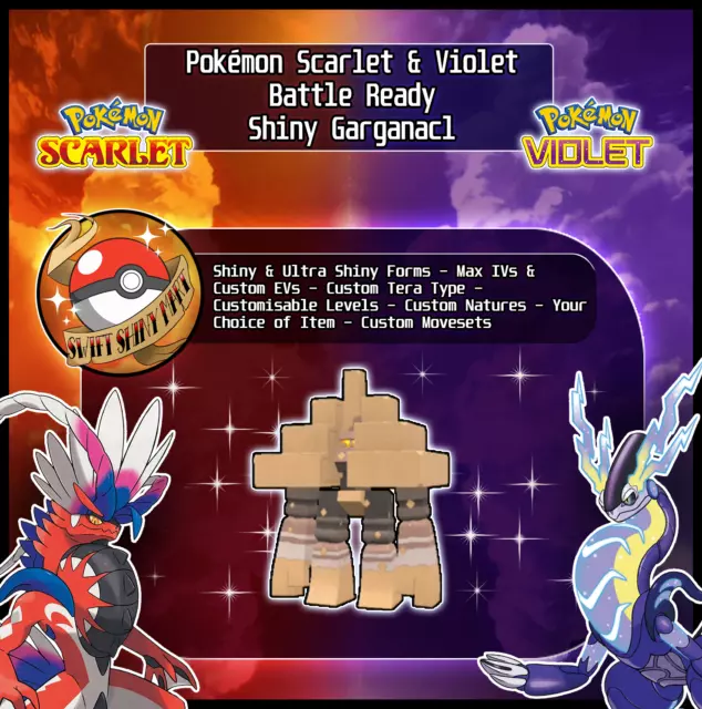 Pokemon Scarlet and Violet ✨Shiny 6IV Paradox Pokemon (ALL Scarlet  EXCLUSIVES)✨