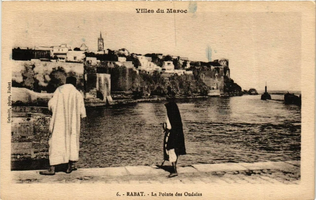 CPA AK RABAT - La Pointe des Oudaias MAROC (796800)