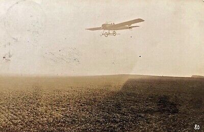 ORIGINAL- HANRIOT MONOPLANE 1912 (Aéroplanes Hanriot et Cie) PHOTO POSTCARD RPPC