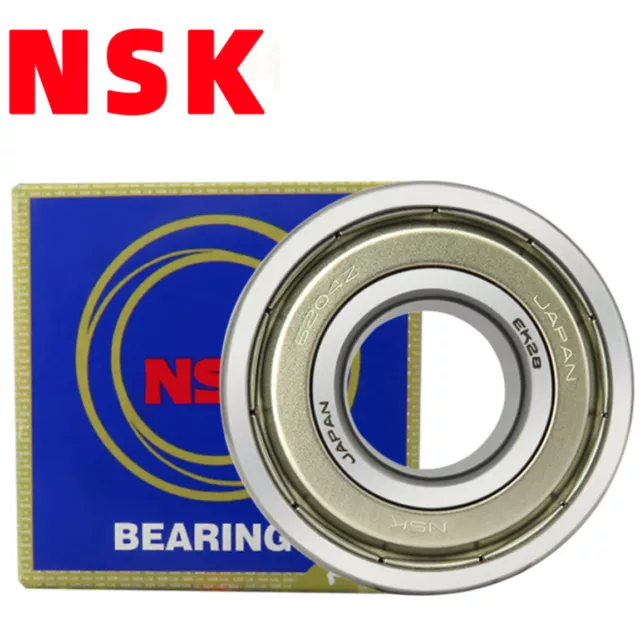 NSK deep groove ball bearings 6200 6201 6202 6203 6204 6205 6206 6207ZZ DDU