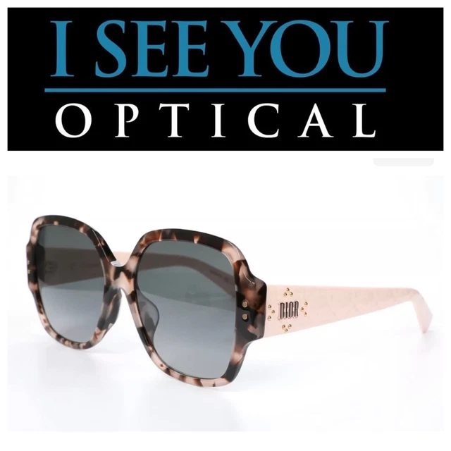 Womens Christian Dior LADY DIOR STUDS 5F 01K/9O Square Sunglasses 271476