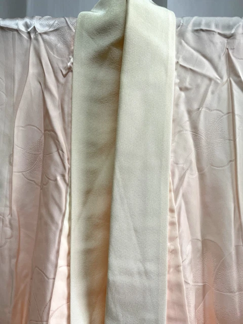 Vintage Japanese Silk Juban kimono - Antique Women's NagaJuban Kimono Robe 3