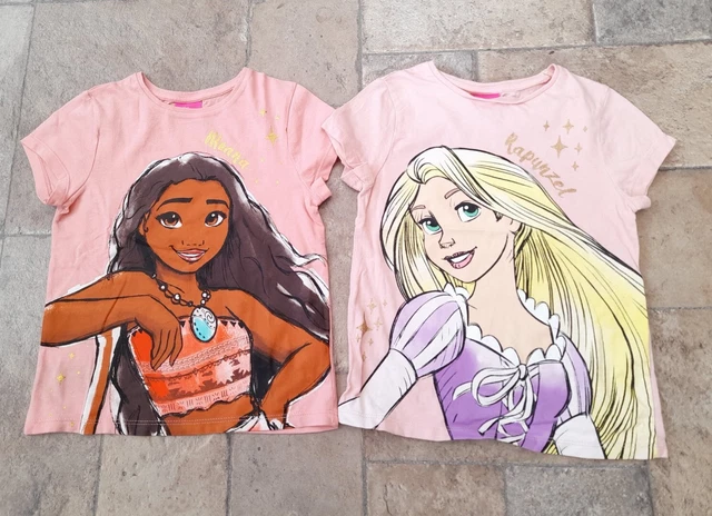 NEXT.M&S.Girls Summer Clothes Bundle Age 3-4 Yrs.Disney Princess Tops.Shorts.💕 3