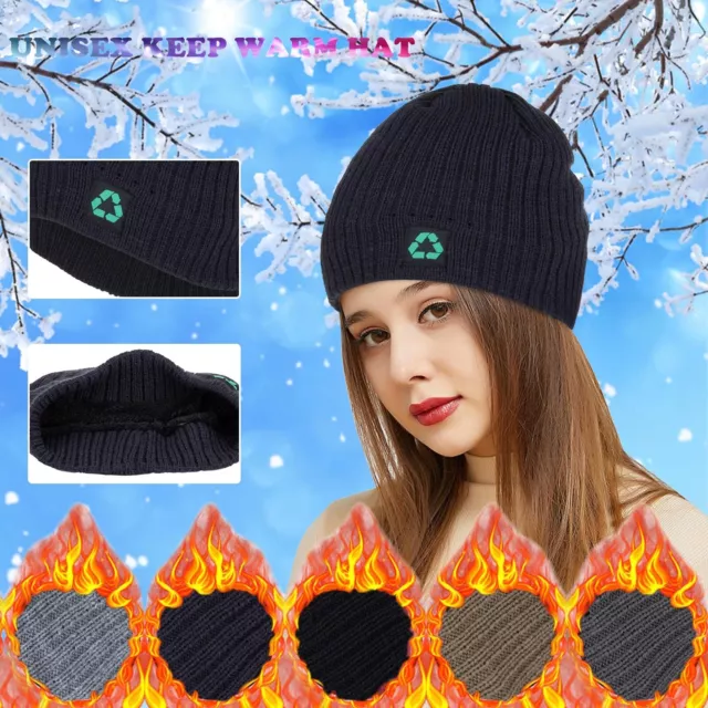 Outdoor Winter Adult Neutral Keep Warm Printing Hats Plush Knitted Woolen Hat