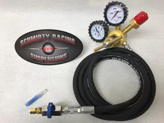 Nitrogen Regulator w/ Motion-Pro style Needle Fill Tool Shock Arctic Fox Ohlins