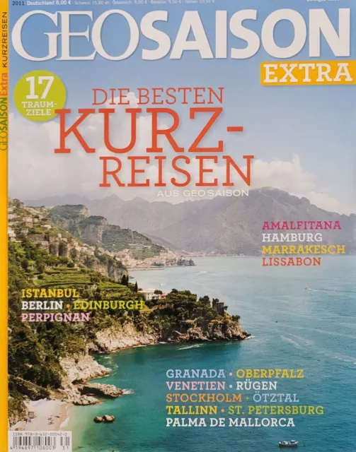 Geo Saison Extra Kurzreisen - 2011 - Rügen, Lissabon, Berlin, Stockholm, Palma