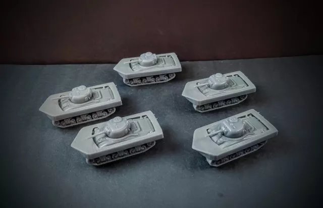 Flames of War Lot U.S. M4 Sherman DD tank company D-day X5