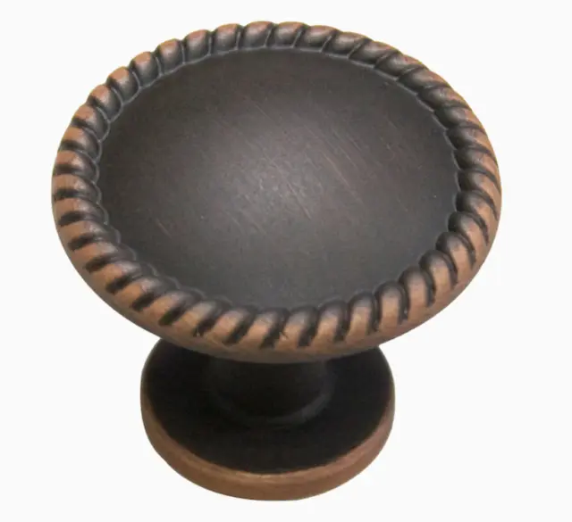 40918 Style Selections 1.25-in Aged Bronze 300923 Transitional Cabinet Knob