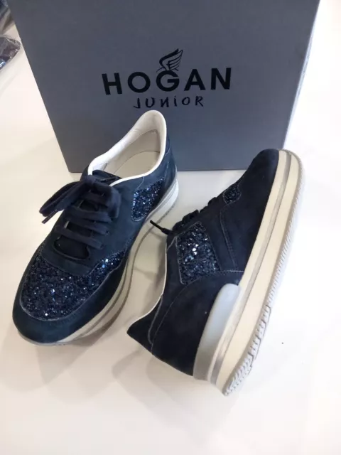 Scarpa Hogan  junior interactive blu 34 Con Brillantini