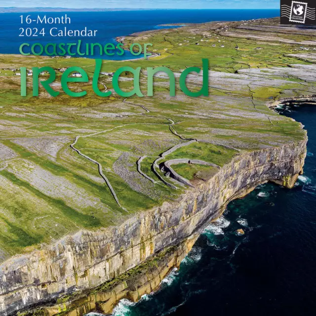 Coastlines Of Ireland - 2024 Wall Calendar - Brand New - 9083