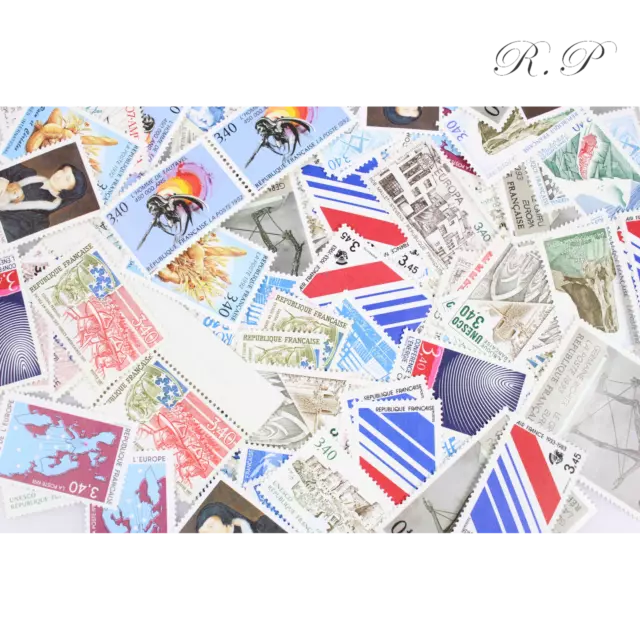 Lot De 100 Timbres France Neufs Affranchissement 3,40 Francs, Sous Faciale