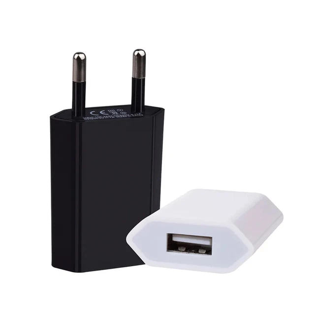 USB Ladegerät 5V 1A USB Netzteil Stecker 5W Slim USB Netzstecker Adapter