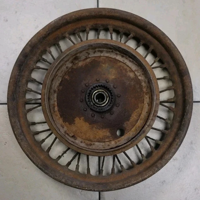 VINTAGE SIDECAR BMW R75 WH ZUNDAPP KS 750 Original Wheel Wehrmacht WW2 ...