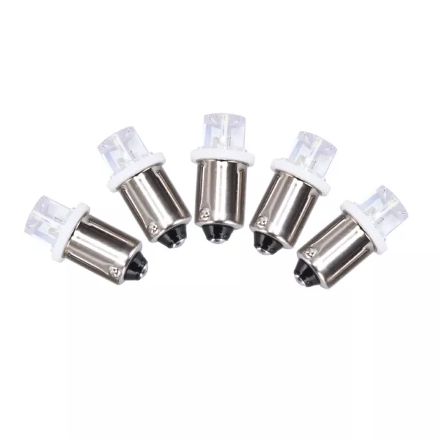 5pcs BA9S LED Indicator Bulb License Plate Bulb Instrument Bulb Detector Lamp-xd