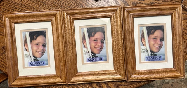 3 Arts & Crafts Solid Oak Wood Picture Frame 5x7 Nice Wood Grain