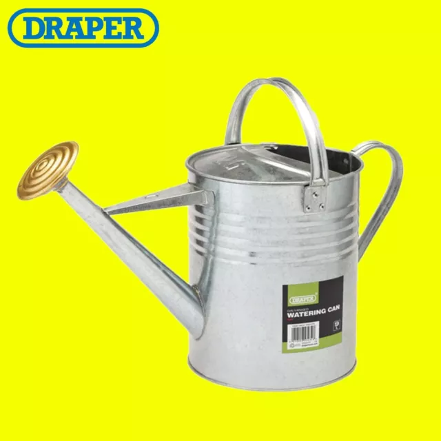 Draper 53234 Galvanised Watering Can, 9L