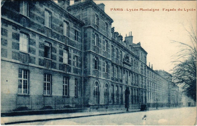 CPA AK PARIS Lycee Montaigne Façade du Lycee (971517) EUR 9,99 ...