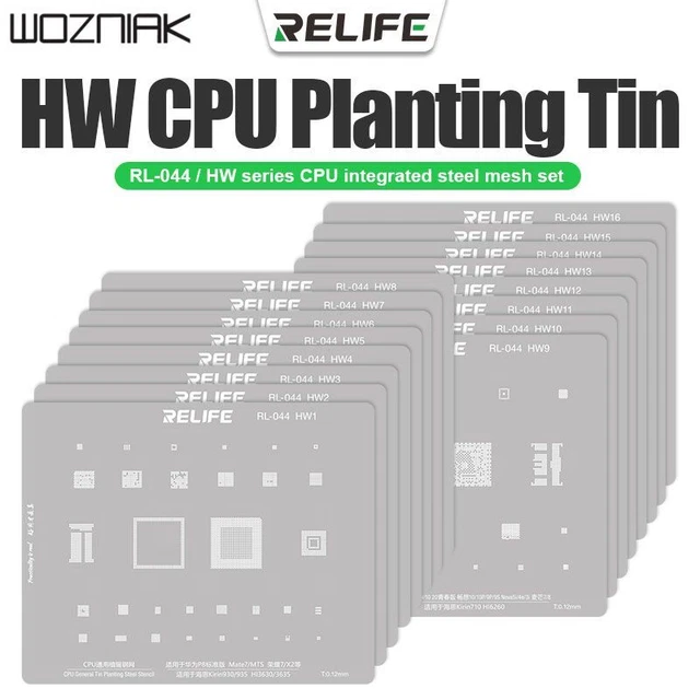 Reballing Stencil Tool Kit CPU Planting Tin Set For iPhone Samsung Xiaomi Huawei