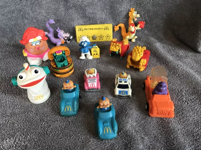 Job Lot Of Vintage McDonalds Figures 80/90’s Happy Meal Collectible