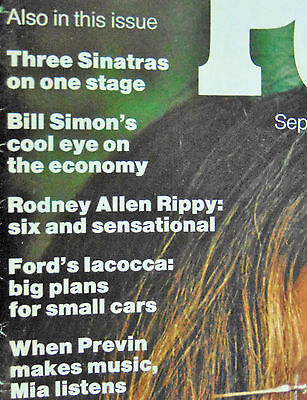 People Weekly September 23rd 1974 Gloria Steinem Cover with arlicle 2