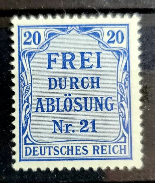 1903 German state stamps Mi:DR D5 MNH , Kingdom Of Prussia , Official stamp