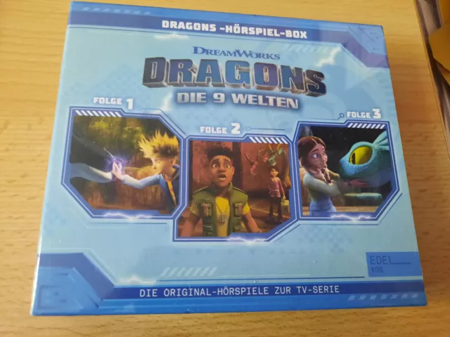Dragons-die 9 Welten - Die Hörspiel-Box mit den Folgen 1 - 3 3CD NEU OVP