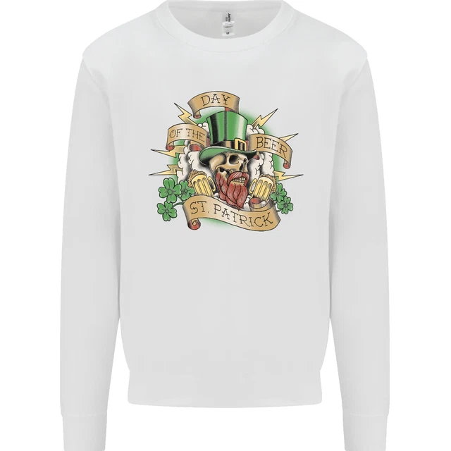 St Patricks Day of the Beer Funny Irish Mens Sweatshirt Jumper