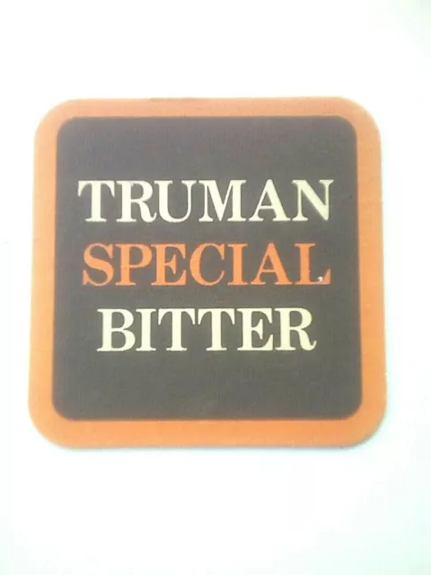 Vintage  TRUMAN  - SPECIAL BITTER -  Cat No'88 Beer mat / Coaster