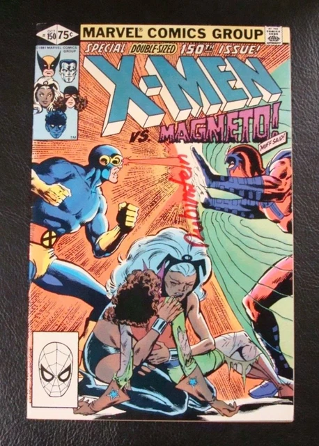Marvel Uncanny X-Men #150 VS Magneto 1981 signed Josef Rubinstein