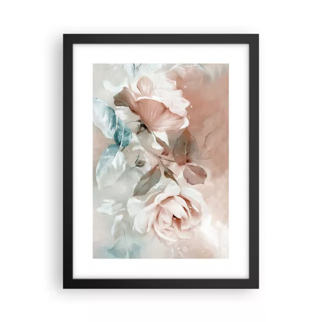 Affiche Poster 30x40cm Tableaux Image Photo Fleurs Romantique Des Roses Wall Art