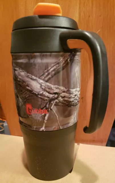 REALTREE Xtra Bubba Brand Insulated 18oz Travel Coffee Mug Hunting CAMO Hot/Cold