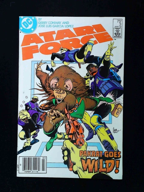 Atari Force  #3  Dc Comics 1984 Vf Newsstand