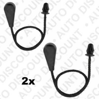 Lot De 4 Clips Noirs Pour étagère Arrière De Coffre - Compatible Renault Clio, Megane, Nissan Qashqai - 12