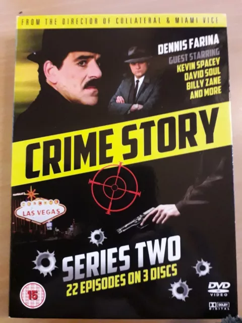 Crime Story series two second season Dennis Farina - region free 0 dvd