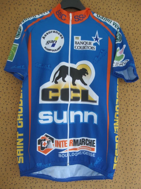 Maillot Cycliste La Pomme Marseille – Bleu – Taille L – Équipement Vélo Club