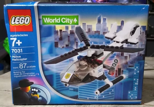 LEGO CITY 7031 Police Helicopter 2008 WORLD City