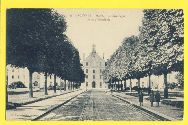 cpa FRANCE Old Postcard 94 - VINCENNES MILITARY HOSPITAL BEGIN Military Hospital