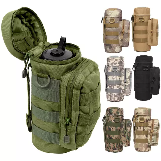 Kettle Bag Tactical Molle Water Bottle Carrier Holder Pouch Adjustable AU