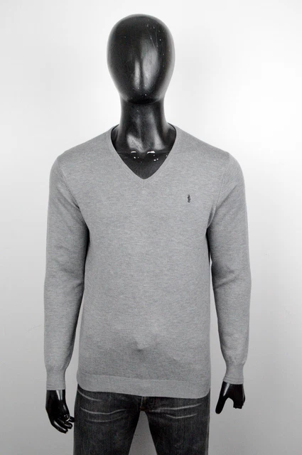 Maglione Refrigue Taglia M Uomo Cardigan Grigio Man Pullover Felpa sweater