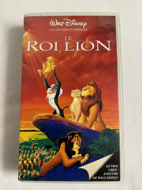 Cassette Vhs Le Roi Lion