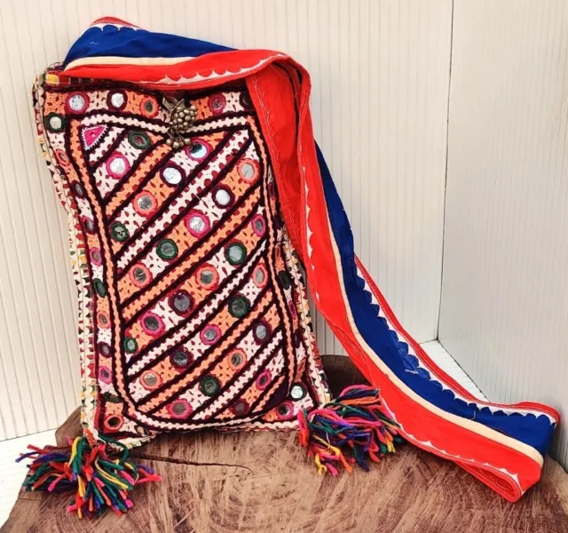 Banjara Handmade Kuchi Ethnic Embroidery Tribal Mirror Boho Shoulder Bag