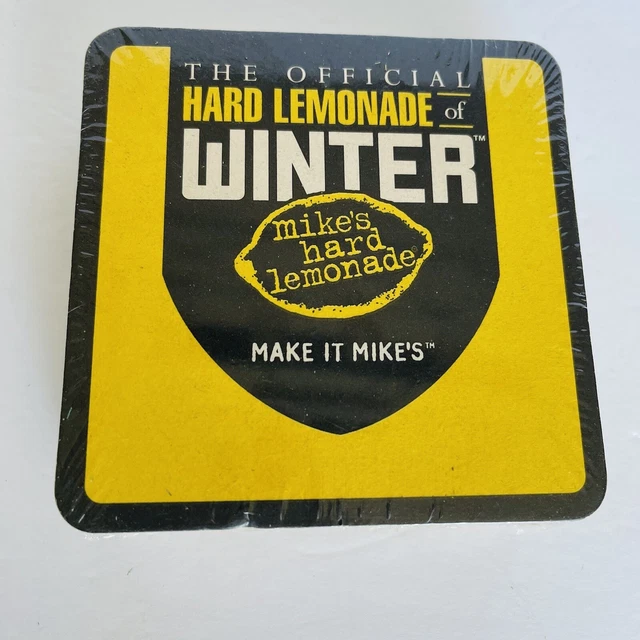 Mike's Hard Lemonade Package of 20 Sealed 4" Coasters/Cardboard